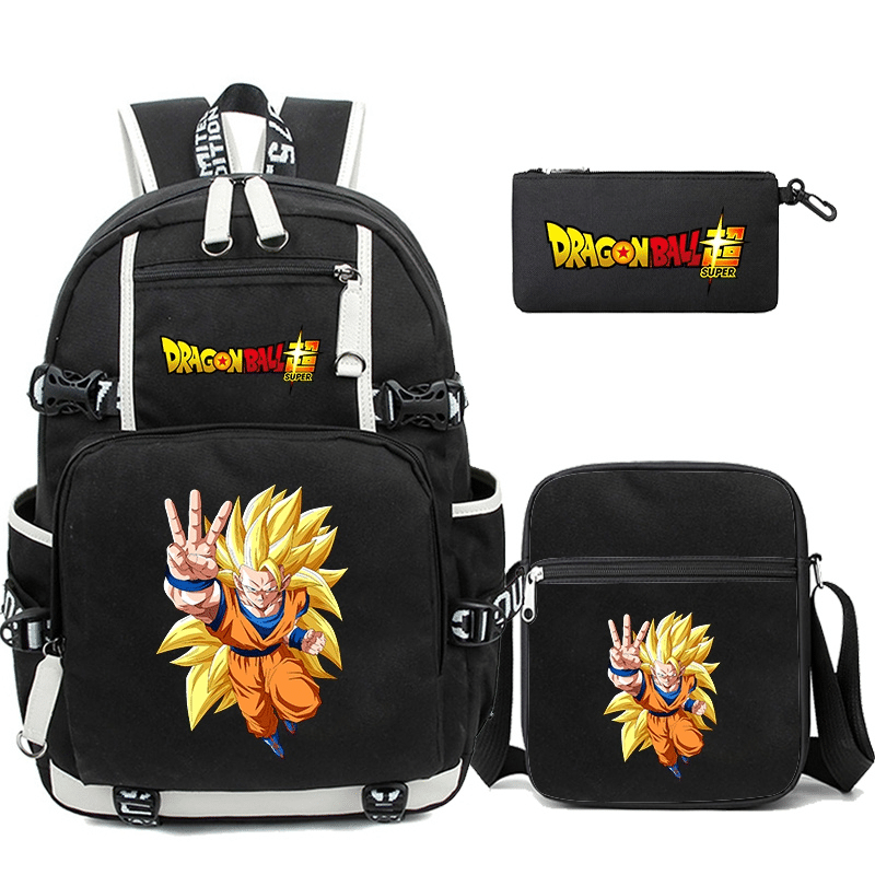 Sac à Dos Dragon Ball Z Goku Super Saiyan, Sac à Dos Dragon Ball Noir