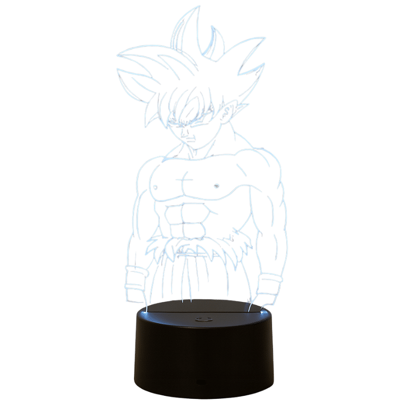 Housse de Couette Dragon Ball Goku Combat Sous la Pluie 10 Lampe Dragon Ball Goku Transformation 3D, Lampe Dragon Ball