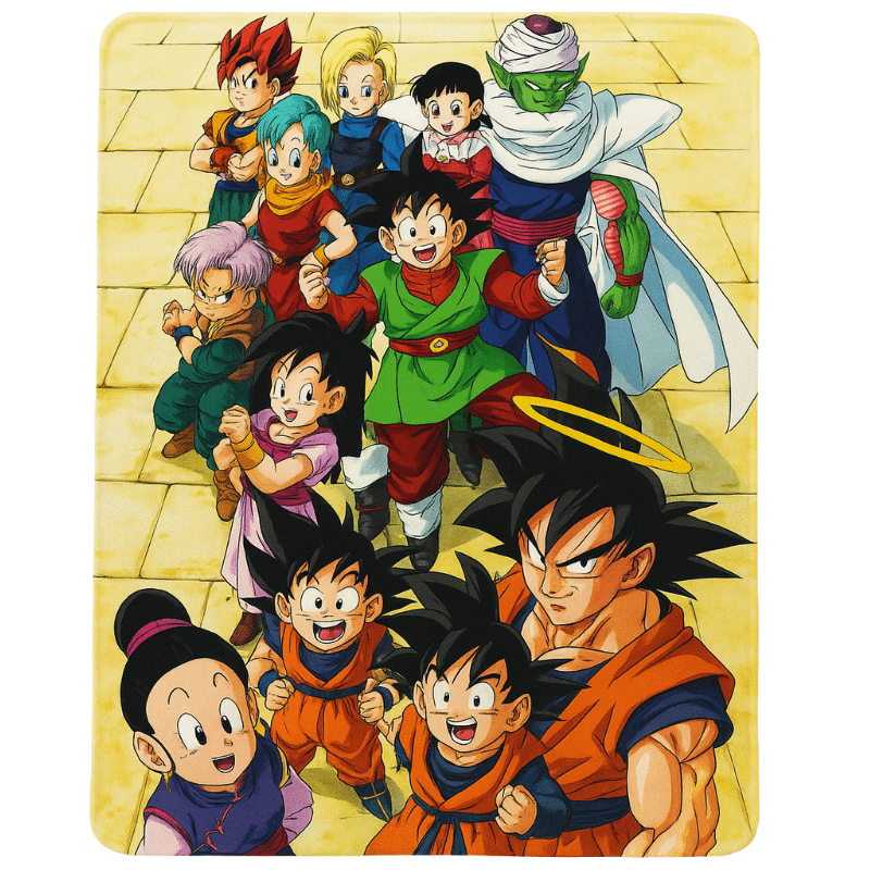 Plaid Dragon Ball Goku Ultra Instinct, Plaid Dragon Ball