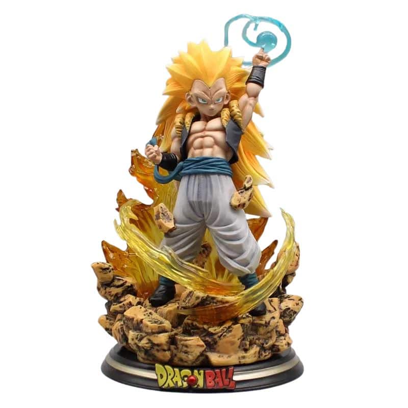 Figurine Gotenks Super Saiyan 3 Énergie Explosive 22 cm, Figurine Gotenks Dragon Ball