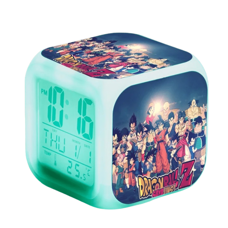 Coque AirPods Dragon Ball Z Goku Super Saiyan Blue 9 Montre Réveil Dragon Ball Z Affichage Digital, Montre Dragon Ball