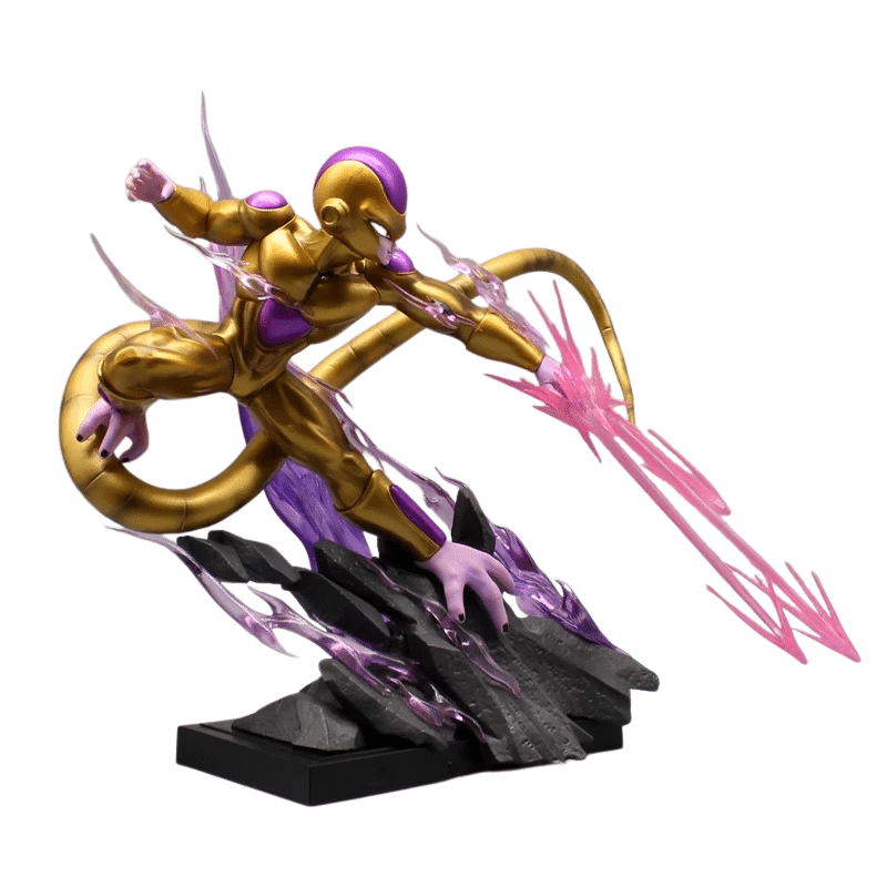 Figurine Golden Freezer Attaque Ki Sur Rocher 24 cm, Figurine Golden Freezer