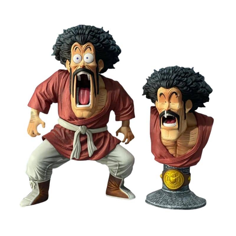 Figurine Mr. Satan Édition Exclusive 2 Visages 18 cm, Figurine Mr Satan Dragon Ball