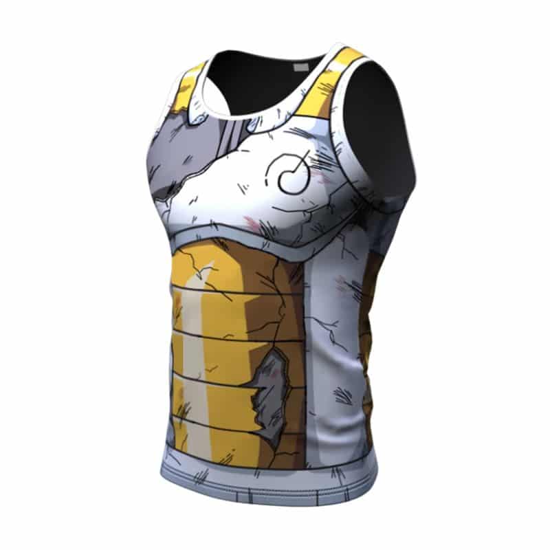 Débardeur Dragon Ball Armure Saiyan Jaune Guerrier 1 Débardeur Dragon Ball Armure Saiyan Jaune Guerrier, Débardeur Dragon Ball