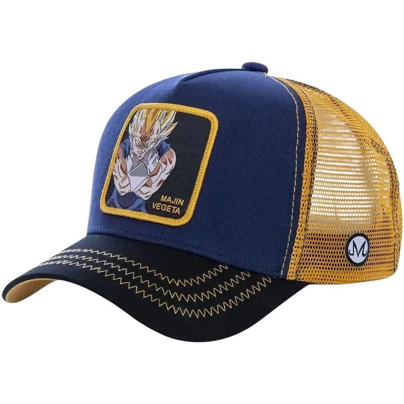 Casquette Dragon Ball Z Unisexe Majin Vegeta Puissant, Casquette Dragon Ball
