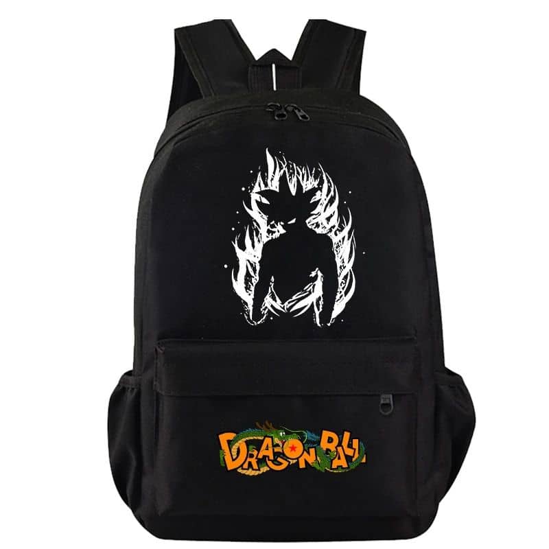 Cartable Dragon Ball Goku Silhouette Enflammée, Cartable Dragon Ball