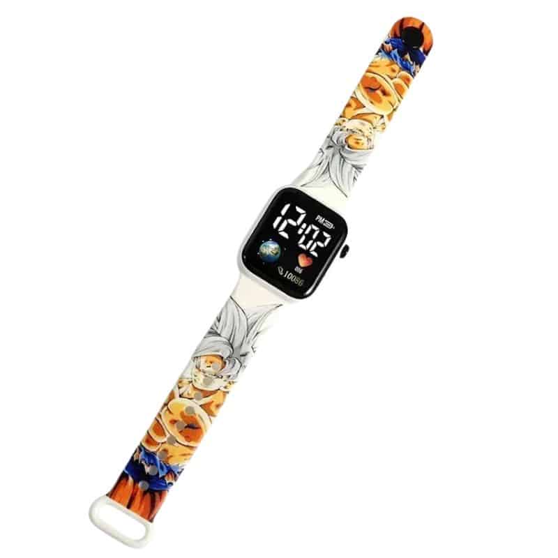 Montre Dragon Ball Goku Super Saiyan LED pour Enfant 1 Montre Dragon Ball Goku Super Saiyan LED pour Enfant, Montre Dragon Ball Blanc
