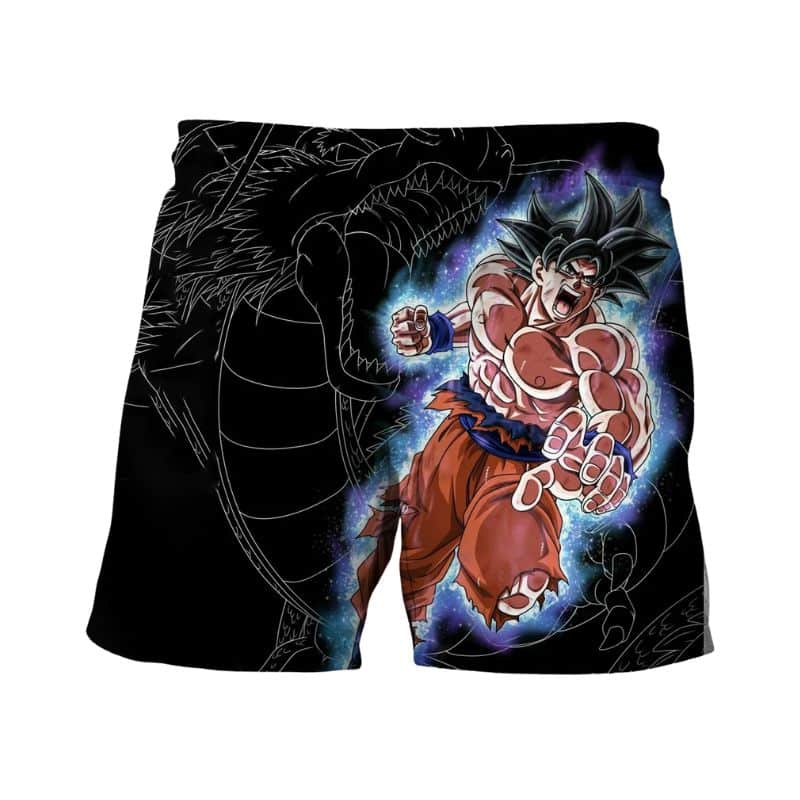 Short de bain Dragon Ball Z Goku Ultra Instinct 1 Short de bain Dragon Ball Z Goku Ultra Instinct