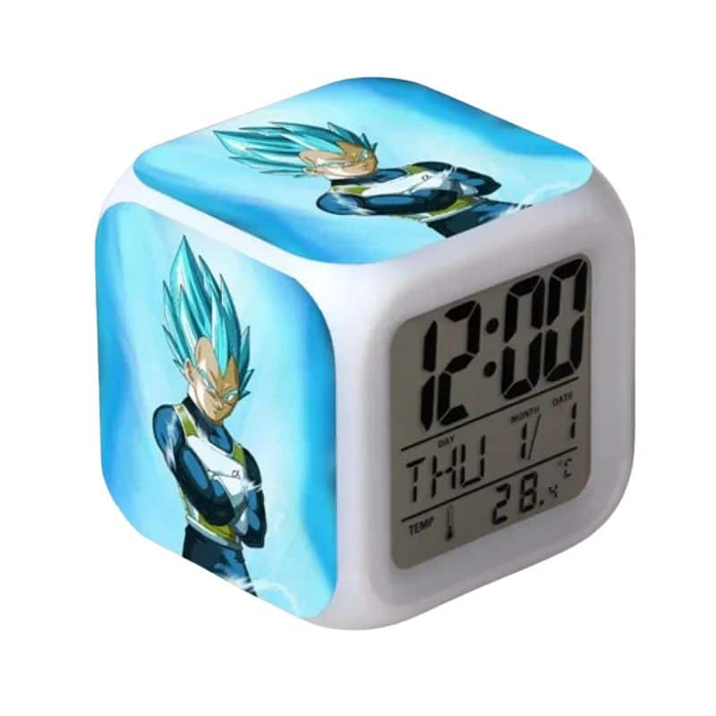 Coque AirPods Dragon Ball Z Goku Super Saiyan Blue 10 Réveil Dragon Ball Vegeta Super Saiyan Blue