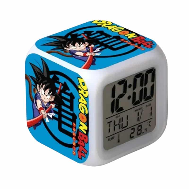 Montre Dragon Ball Goku Super Saiyan LED pour Enfant 8 Réveil Dragon Ball Goku Enfant LED