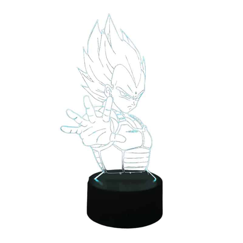 Poster Dragon Ball Goku Enfant Sur Le Nuage Magique 6 Lampe Dragon Ball Vegeta 3D LED, Lampe Dragon Ball