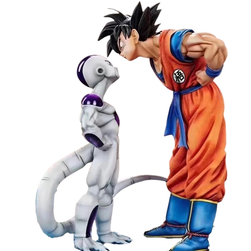 Figurine Goku Vs Freezer Scène De Confrontation 24 cm, Figurine Goku et Freezer Dragon Ball