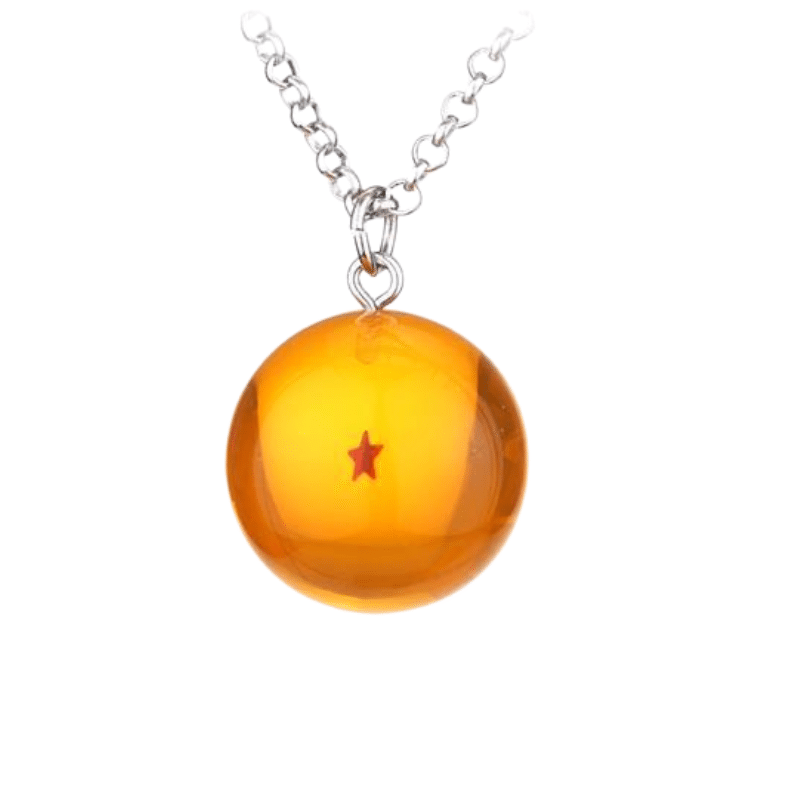 Bague Dragon Ball Goku Enfant avec Bâton Magique Gravé 6 Collier Dragon Ball Z Pendentif Boules de Cristal , Collier Dragon Ball Z stylé