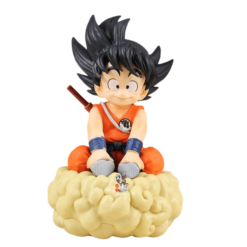Figurine Son Goku Enfant Assis Sur Nuage Volant 16 cm 1 Figurine Son Goku Enfant Assis Sur Nuage Volant 16 cm