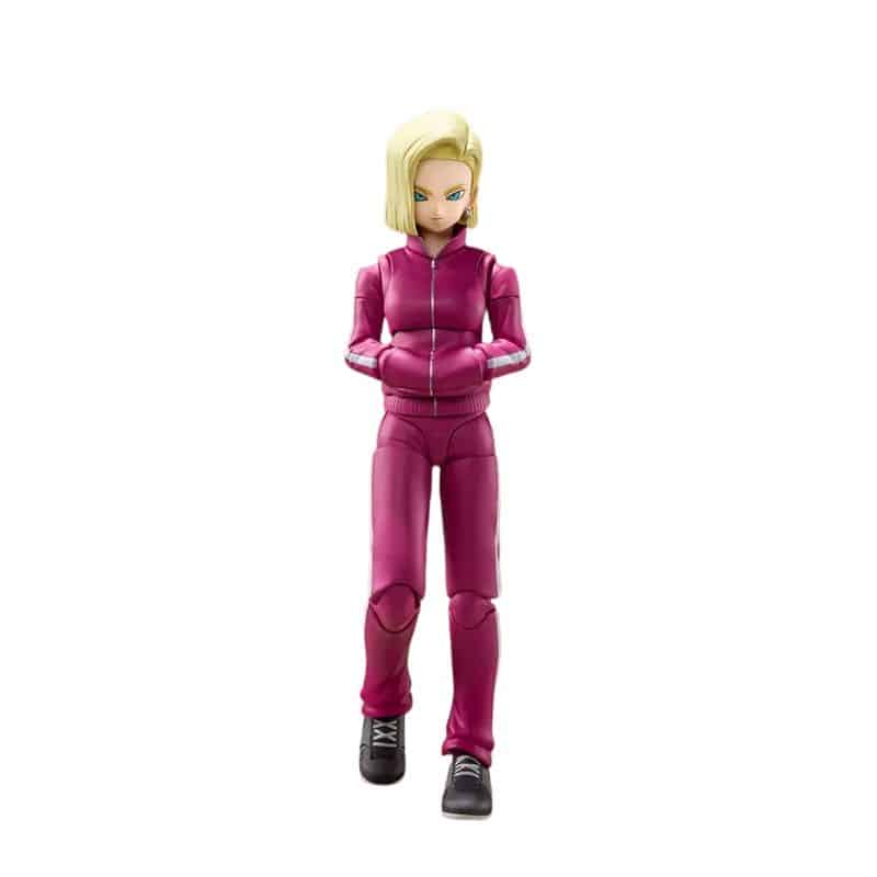 Figurine C18 Tenue De Combat Rose 13,5 cm, Figurine C18 Dragon Ball