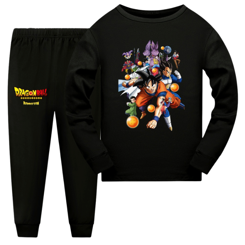 Pyjama Dragon Ball Super Ensemble Geek Anime, Pyjama Dragon Ball Noir