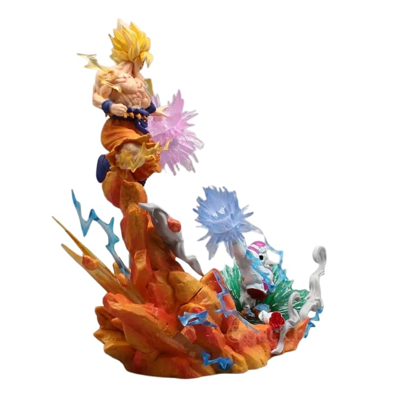 Figurine Goku Super Saiyan Vs Freezer Combat Final 22 cm, Figurine Goku Dragon Ball