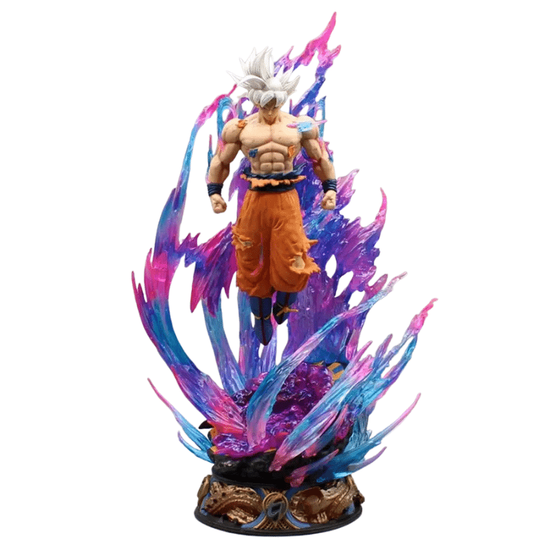 Figurine Goku Ultra Instinct Transformation Complète 38 cm, Figurine Goku Dragon Ball