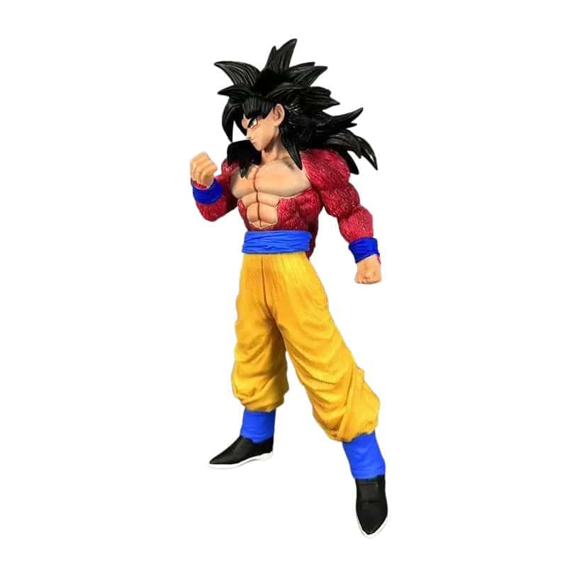 Figurine Goku Super Saiyan 4 Poing Fermé Et Regard Intense 29 cm - Vue 2 Figurine Goku Super Saiyan 4 Poing Fermé Et Regard Intense 29 cm - Vue 2