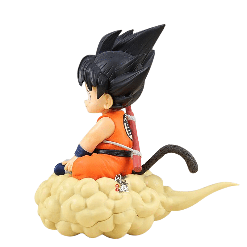 Figurine Son Goku Enfant Assis Sur Nuage Volant 16 cm - Vue 3 Figurine Son Goku Enfant Assis Sur Nuage Volant 16 cm - Vue 3