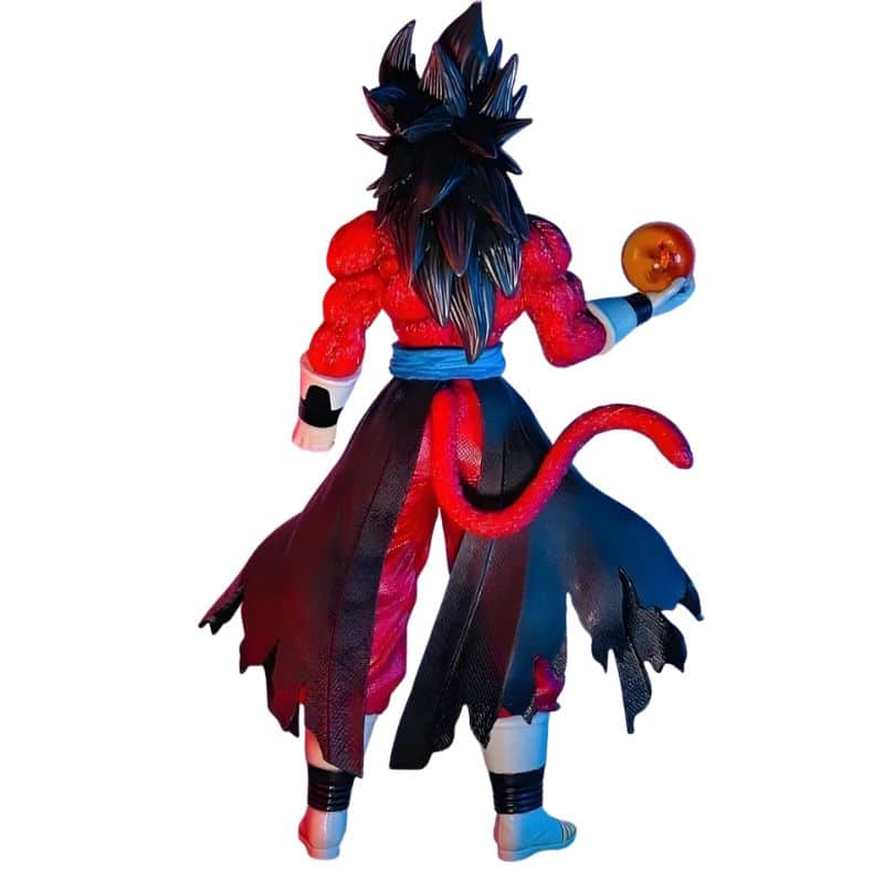 Figurine Goku Super Saiyan 4 Tenant Boule Du Dragon 29 cm - Vue 3 Figurine Goku Super Saiyan 4 Tenant Boule Du Dragon 29 cm - Vue 3