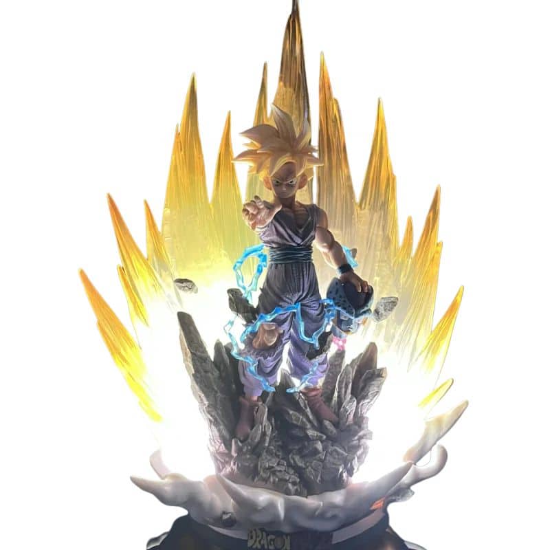 Figurine Gohan Super Saiyan 2 Victoire Sur Cell 42 cm - Vue 3 Figurine Gohan Super Saiyan 2 Victoire Sur Cell 42 cm - Vue 3