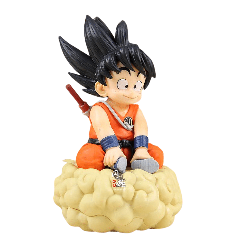 Figurine Son Goku Enfant Assis Sur Nuage Volant 16 cm - Vue 2 Figurine Son Goku Enfant Assis Sur Nuage Volant 16 cm - Vue 2