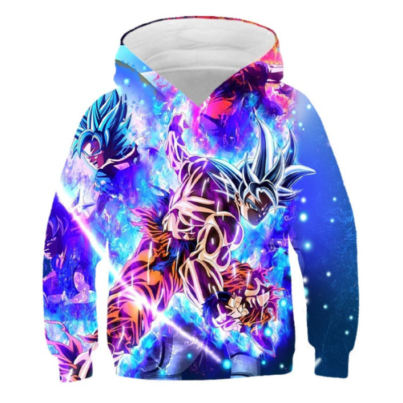 Sweat Goku Ultra Instinct Énergie Bleue, Sweat Dragon Ball,