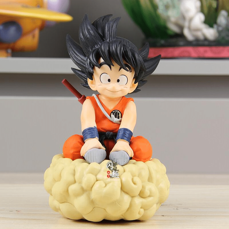 Figurine Son Goku Enfant Assis Sur Nuage Volant 16 cm - Vue 4 Figurine Son Goku Enfant Assis Sur Nuage Volant 16 cm - Vue 4