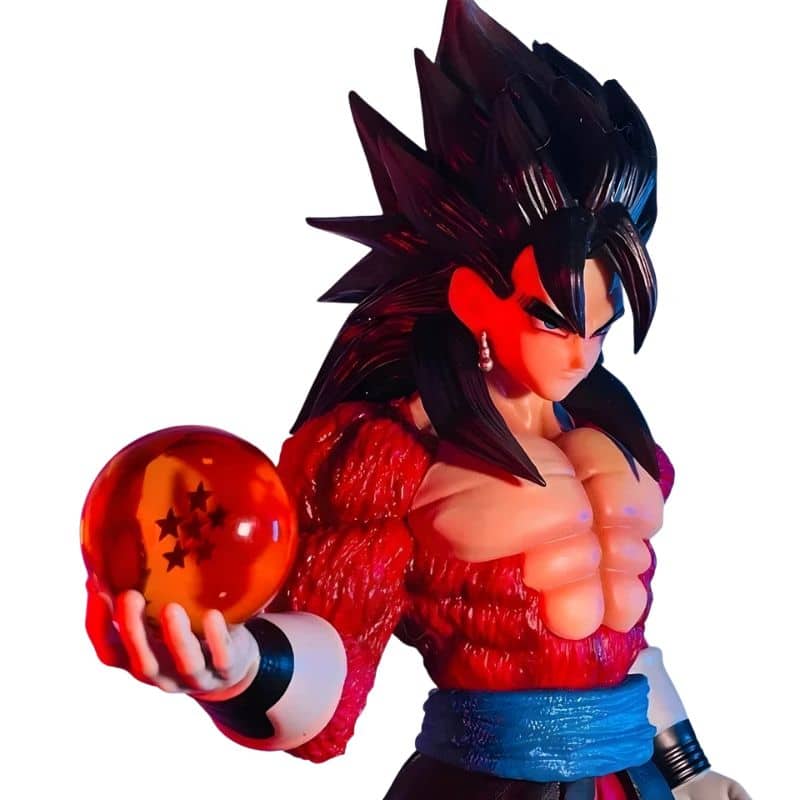 Figurine Goku Super Saiyan 4 Tenant Boule Du Dragon 29 cm - Vue 5 Figurine Goku Super Saiyan 4 Tenant Boule Du Dragon 29 cm - Vue 5