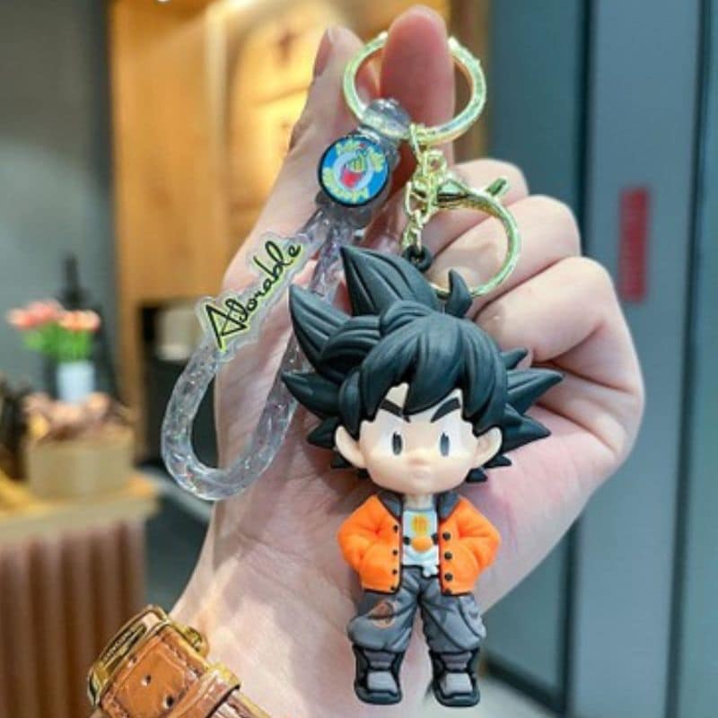 Porte Clé Dragon Ball Super Mini Figurine Goku 5 cm
