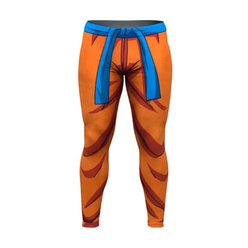 Leggings Dragon Ball Tenue D’Entraînement Goku 1 Leggings Dragon Ball Tenue D’Entraînement Gokun Leggins Dragon Ball Orange