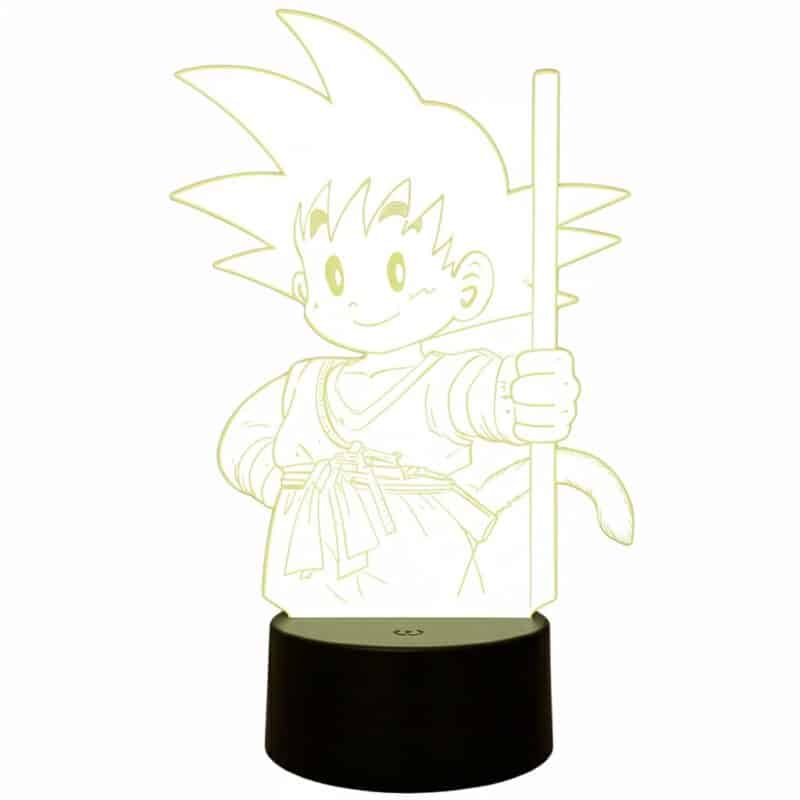 Lampe Dragon Ball Goku Enfant 3D LED, Lampe Dragon Ball