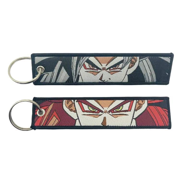 Porte Clé Dragon Ball Double Face Goku Transformation 1 Porte Clé Dragon Ball Double Face Goku Transformation