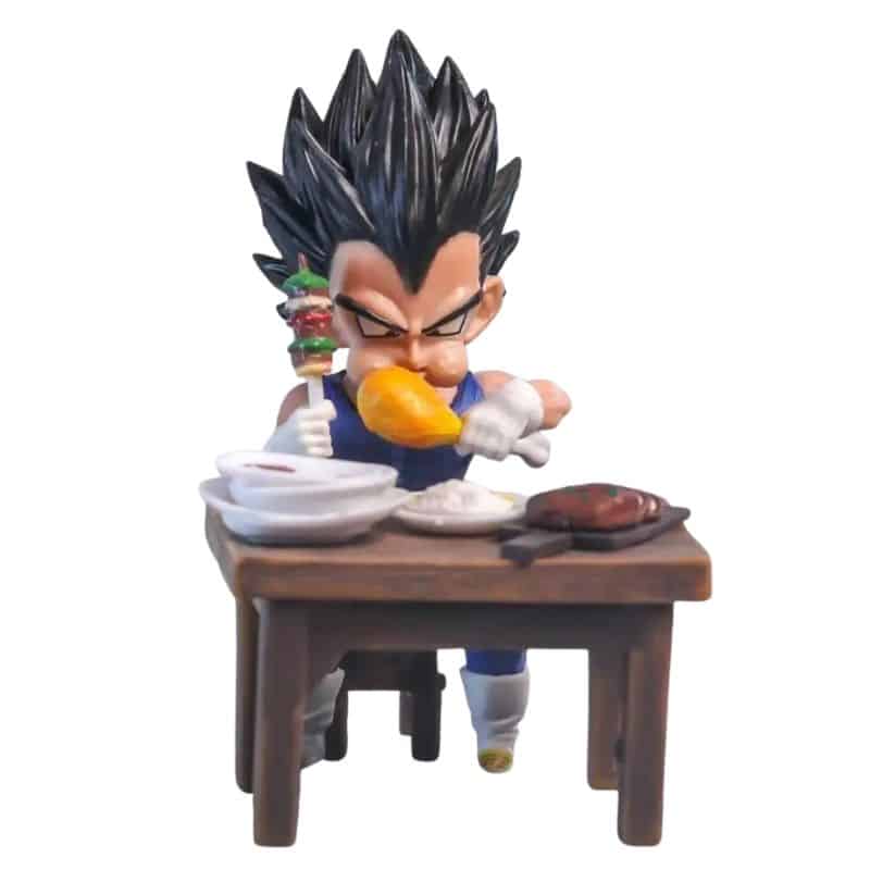 Figurine Vegeta Réaliste Mangeant De La Viande 1 Figurine Vegeta Réaliste Mangeant De La Viande