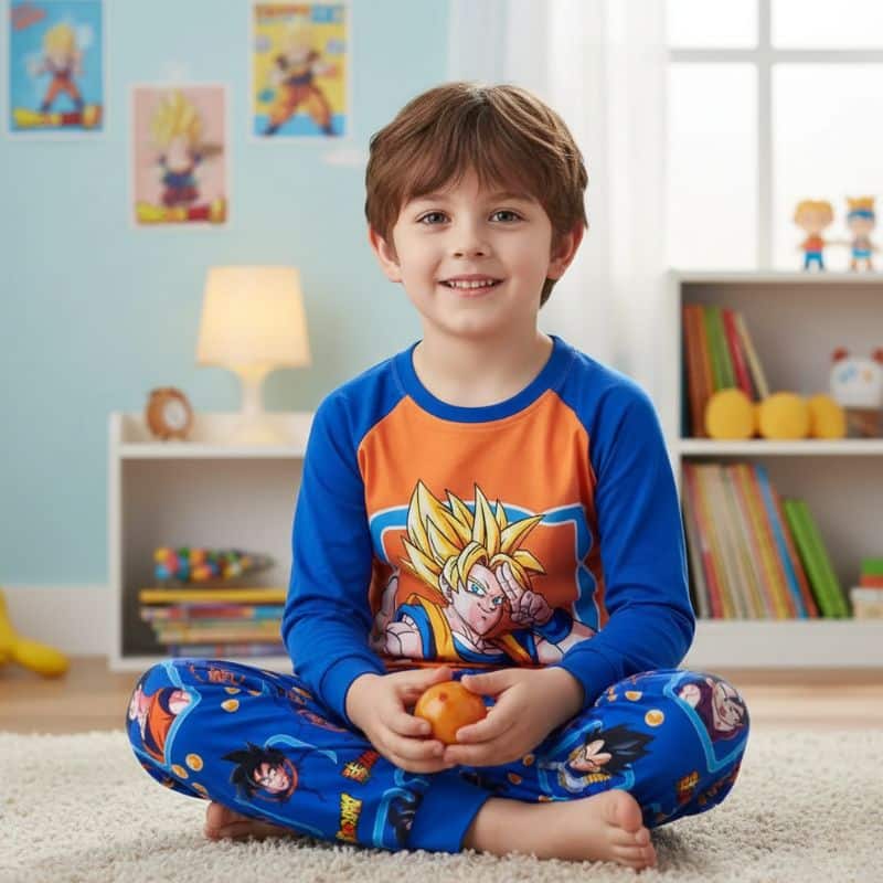 Pyjama Dragon Ball Goku Super pour Enfant - Vue 5 Pyjama Dragon Ball Goku Super pour Enfant - Vue 5