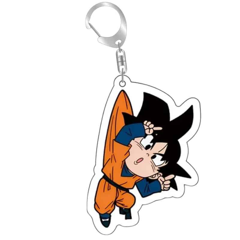 Porte Clé Goku Dragon Ball En Version Chibi Amusante