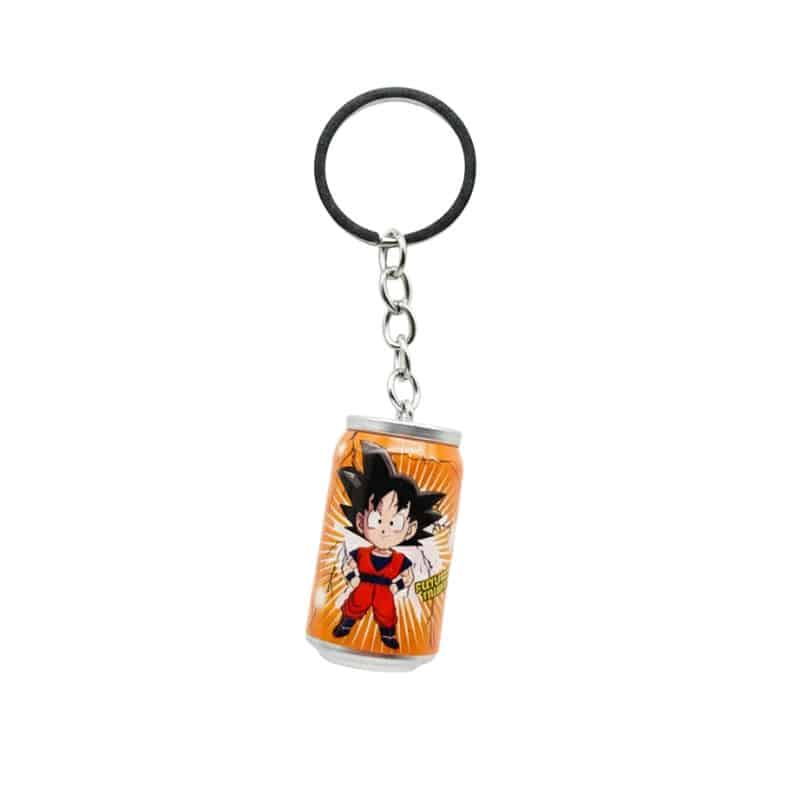 Porte Clé Goku Dragon Ball En Mini Canette Illustrée