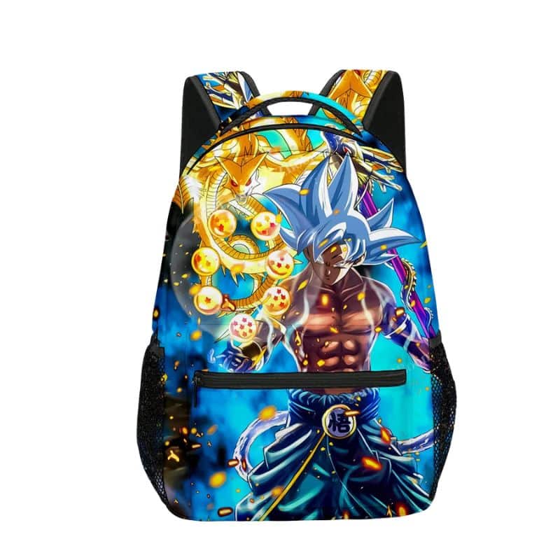Sac à Dos Dragon Ball Goku Ultra Instinct Design Énergétique