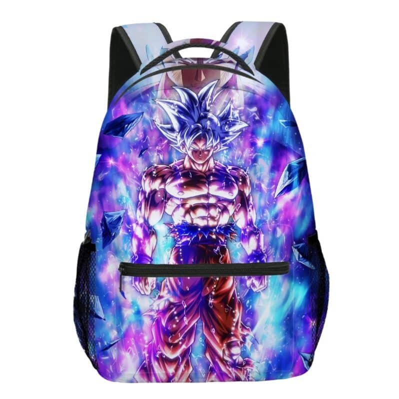 Sac à Dos Dragon Ball Goku Ultra Instinct Énergie Cosmique, Sac à Dos Dragon Ball