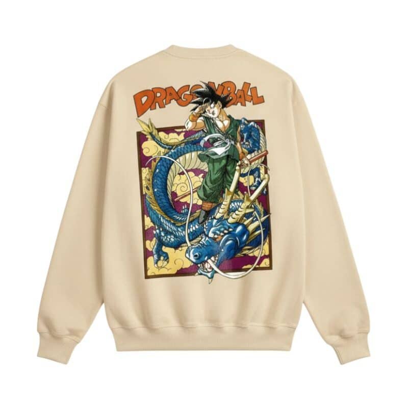 Dragon Ball Universe 17 Sweat Dragon Ball En Illustration Vintage Goku Et Dragon Shenron, Sweat Dragon Ball