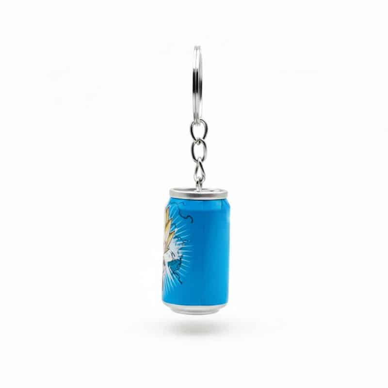 Porte Clé Vegeta Dragon Ball En Mini Canette Énergie Super Saiyan - Vue 3 Porte Clé Vegeta Dragon Ball En Mini Canette Énergie Super Saiyan - Vue 3