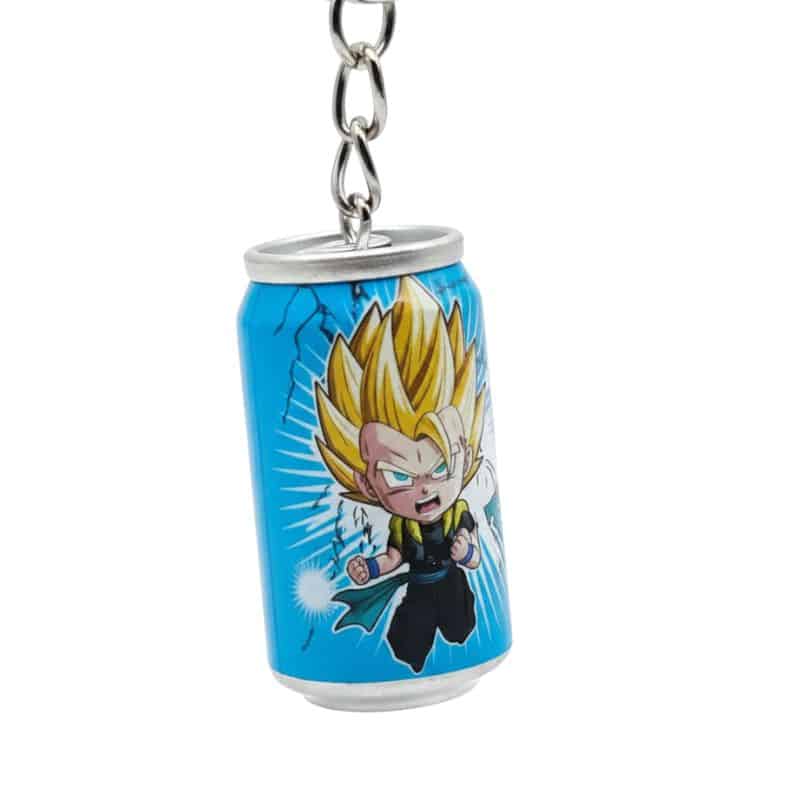 Porte Clé Vegeta Dragon Ball En Mini Canette Énergie Super Saiyan - Vue 4 Porte Clé Vegeta Dragon Ball En Mini Canette Énergie Super Saiyan - Vue 4