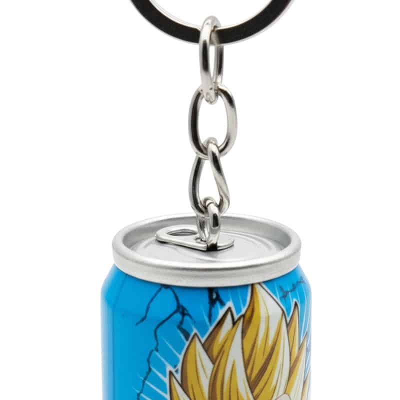 Porte Clé Vegeta Dragon Ball En Mini Canette Énergie Super Saiyan - Vue 6 Porte Clé Vegeta Dragon Ball En Mini Canette Énergie Super Saiyan - Vue 6